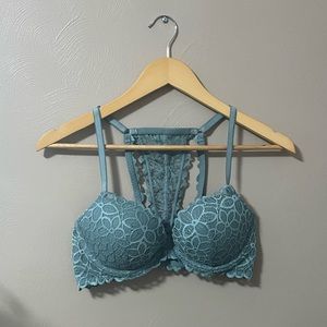 Pink date racer back bra